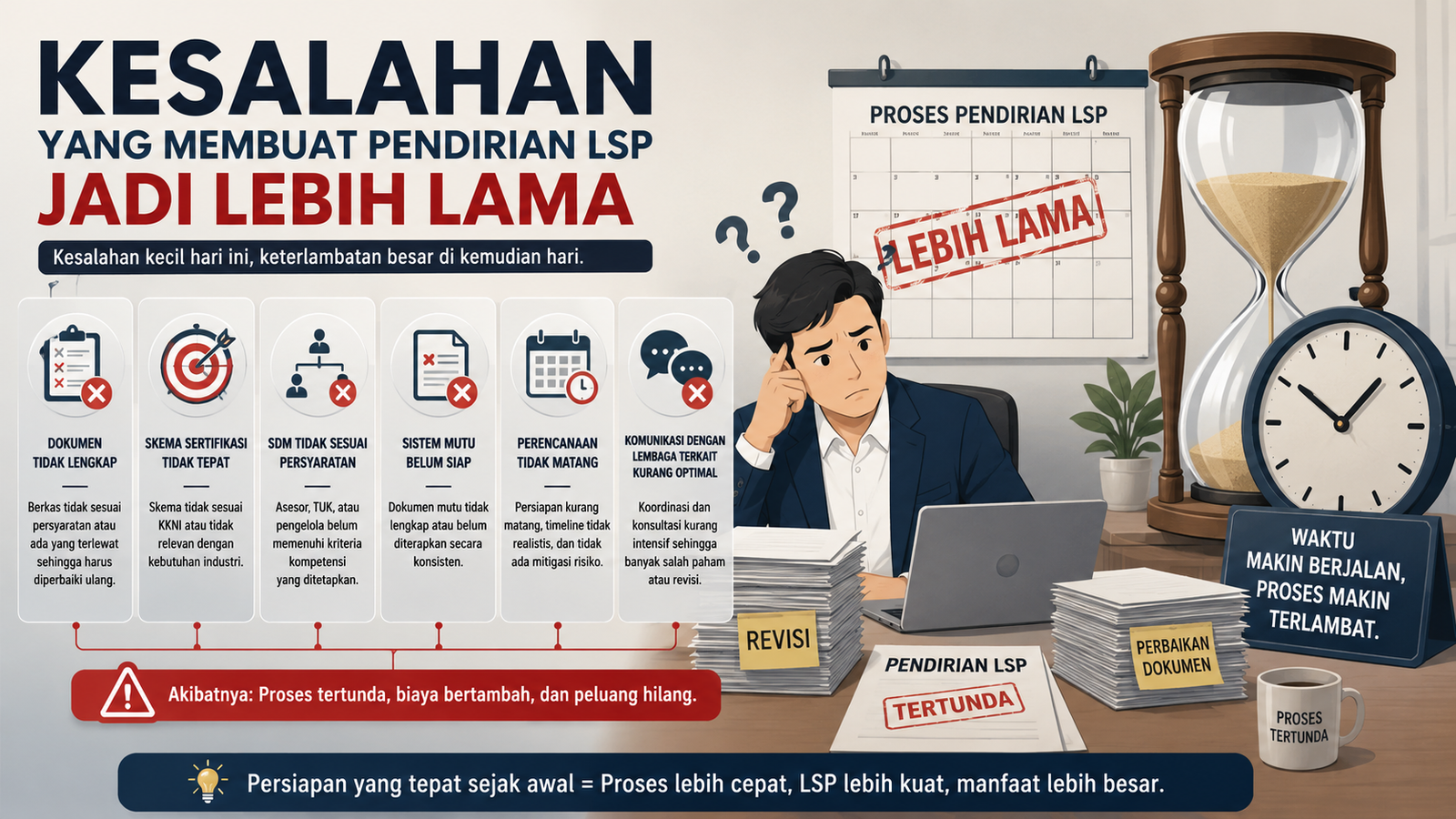 Kesalahan yang Membuat Pendirian LSP Jadi Lebih Lama