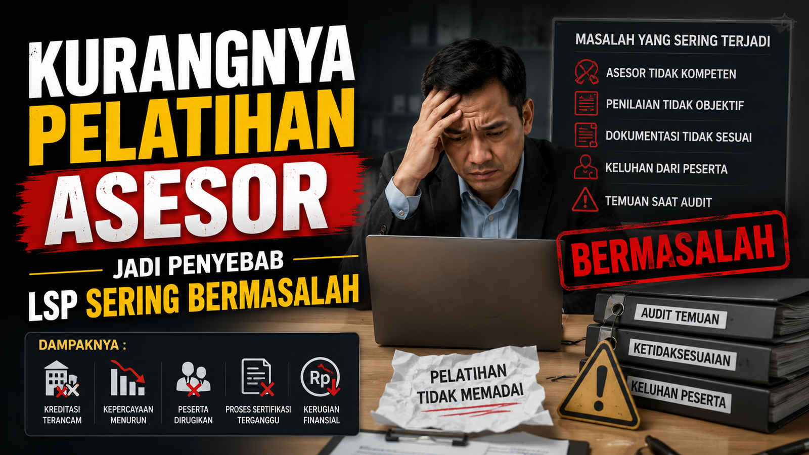 Kurangnya Pelatihan Asesor Jadi Penyebab LSP Sering Bermasalah