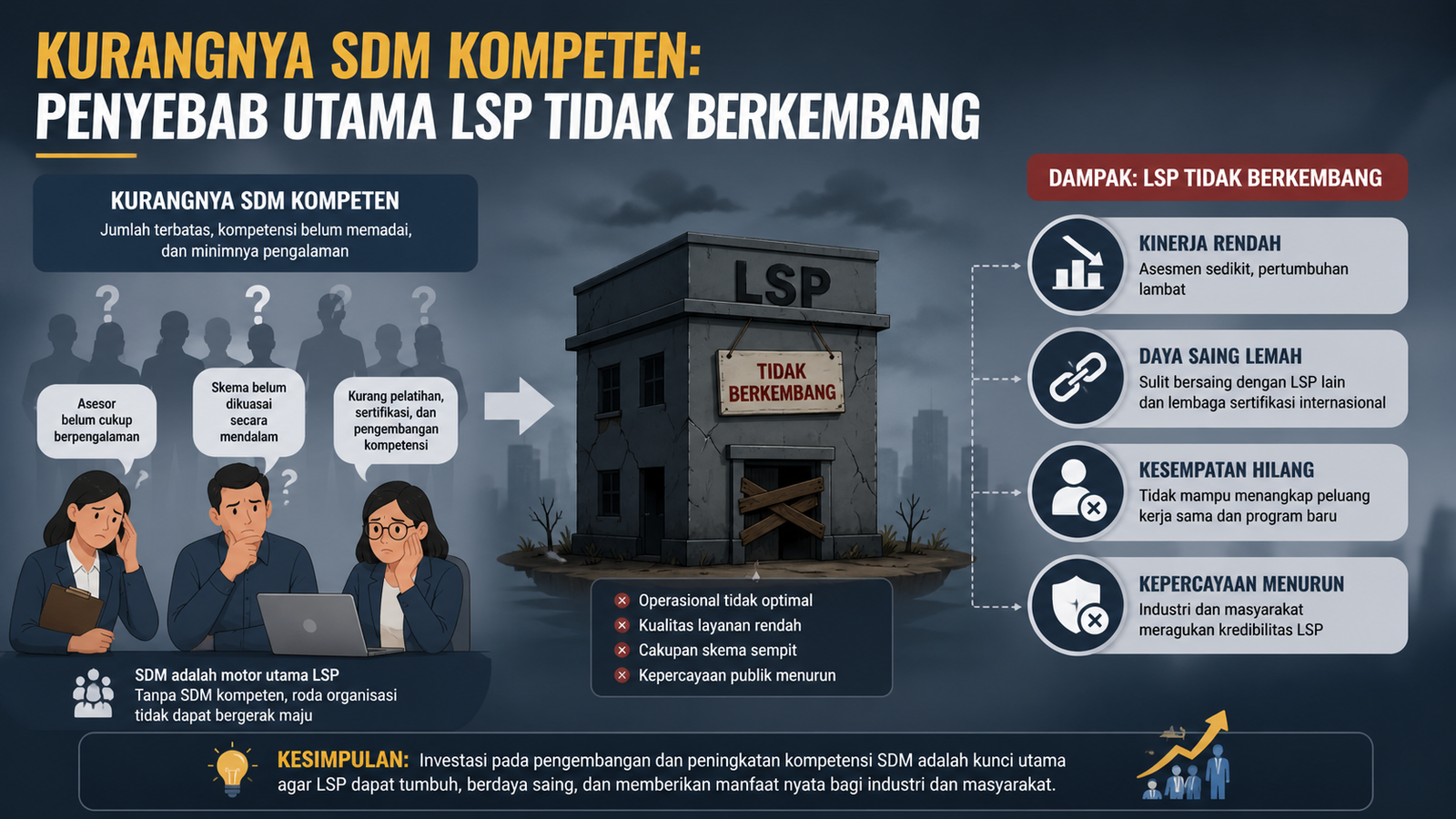 Kurangnya SDM Kompeten Penyebab Utama LSP Tidak Berkembang
