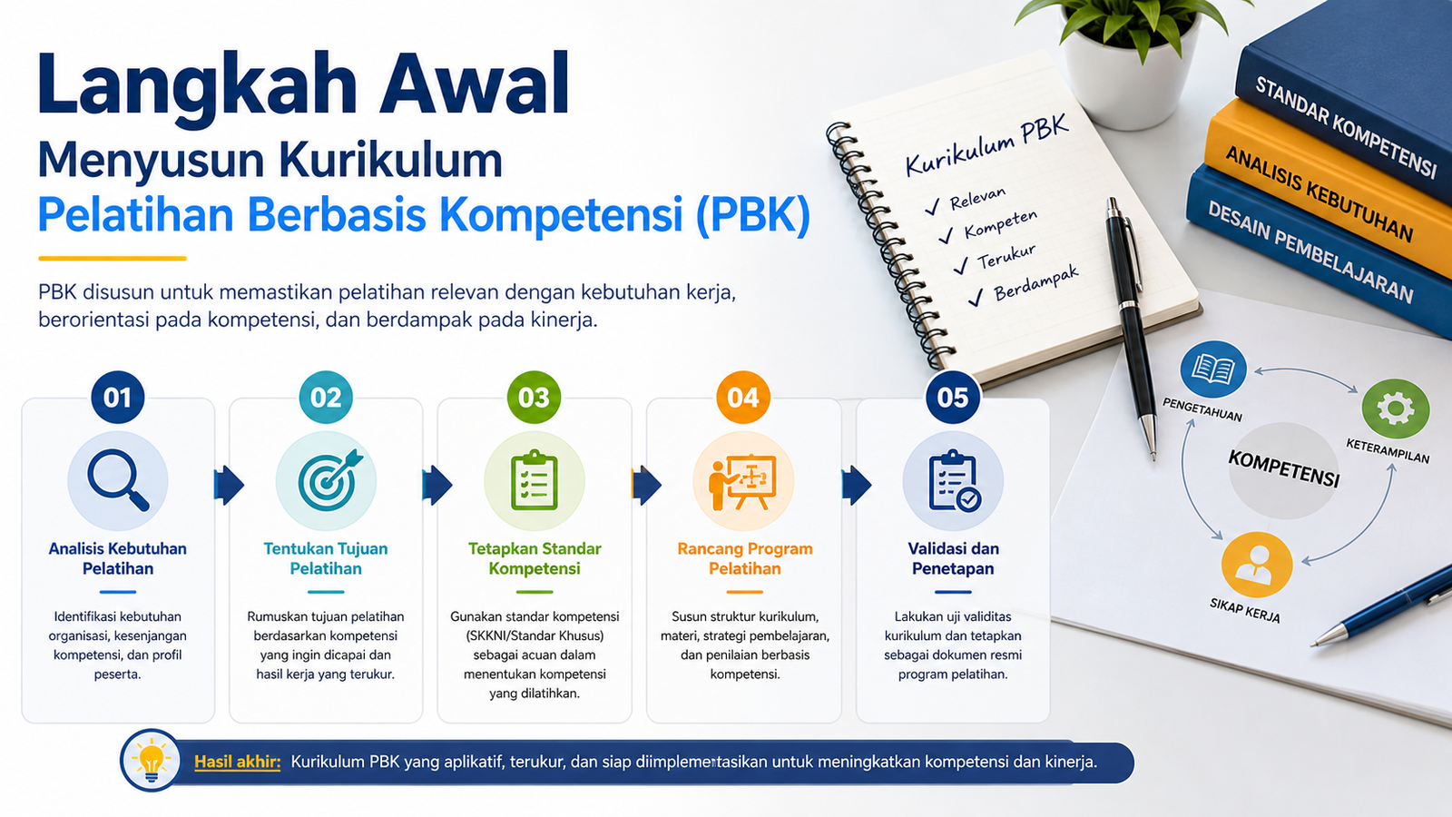 Langkah Awal Menyusun Kurikulum Pelatihan Berbasis Kompetensi PBK