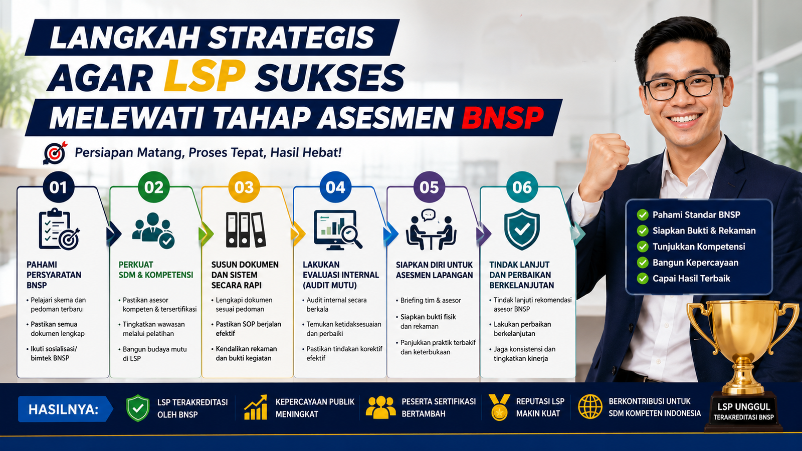 Langkah Strategis agar LSP Sukses Melewati Tahap Asesmen BNSP