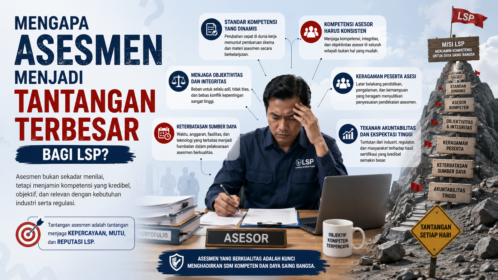 Mengapa Asesmen Menjadi Tantangan Terbesar bagi LSP