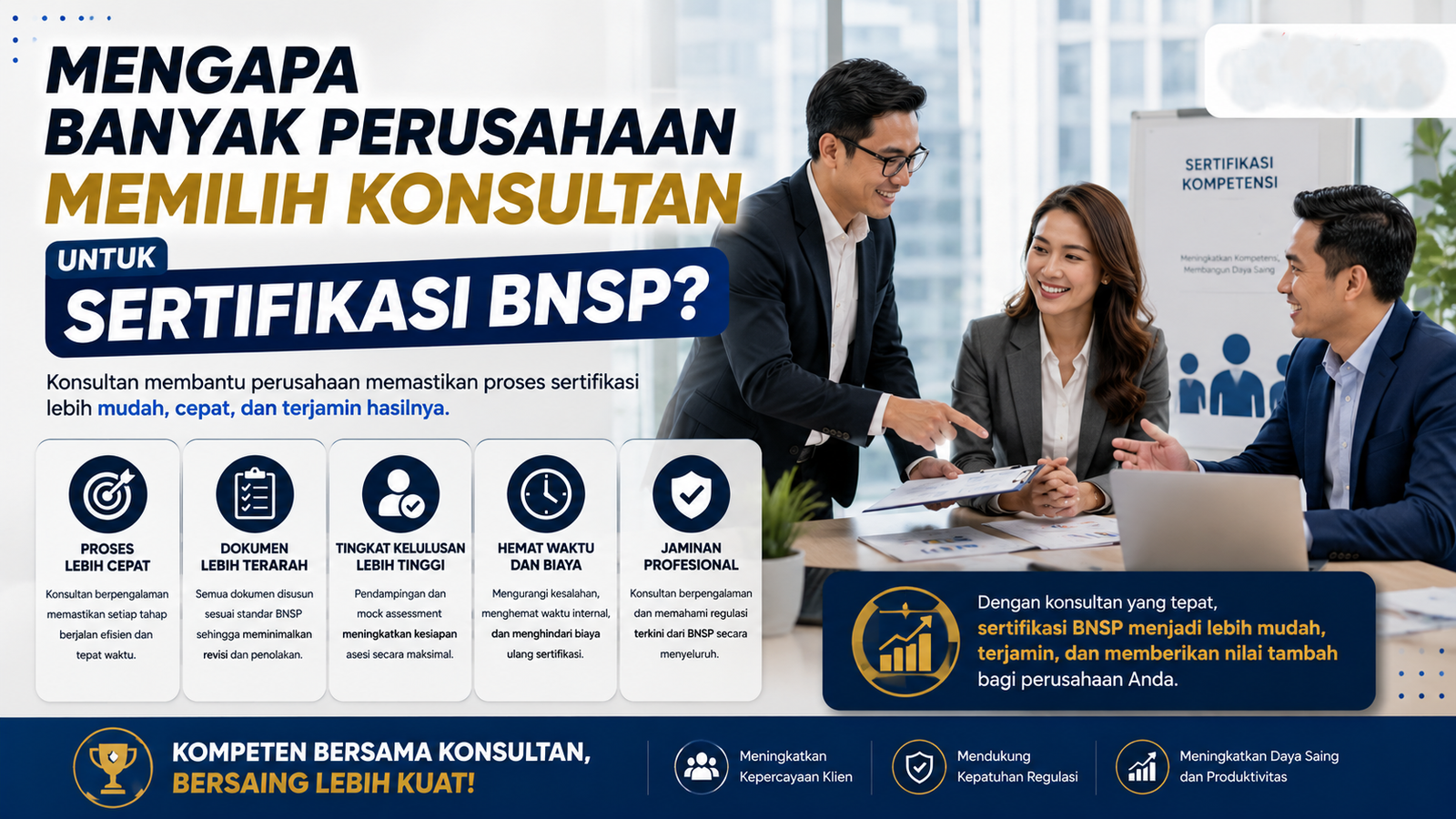 Mengapa Banyak Perusahaan Memilih Konsultan untuk Sertifikasi BNSP?