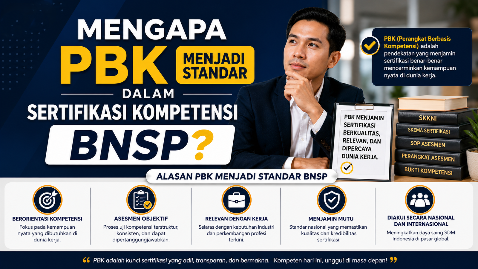 Mengapa PBK Menjadi Standar dalam Sertifikasi Kompetensi BNSP