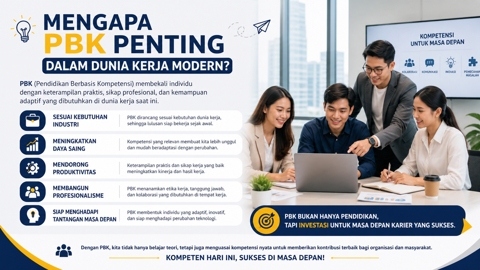 Mengapa PBK Penting dalam Dunia Kerja Modern