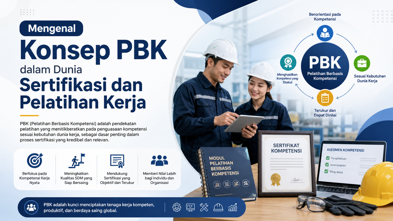 Mengenal Konsep PBK dalam Dunia Sertifikasi dan Pelatihan Kerja