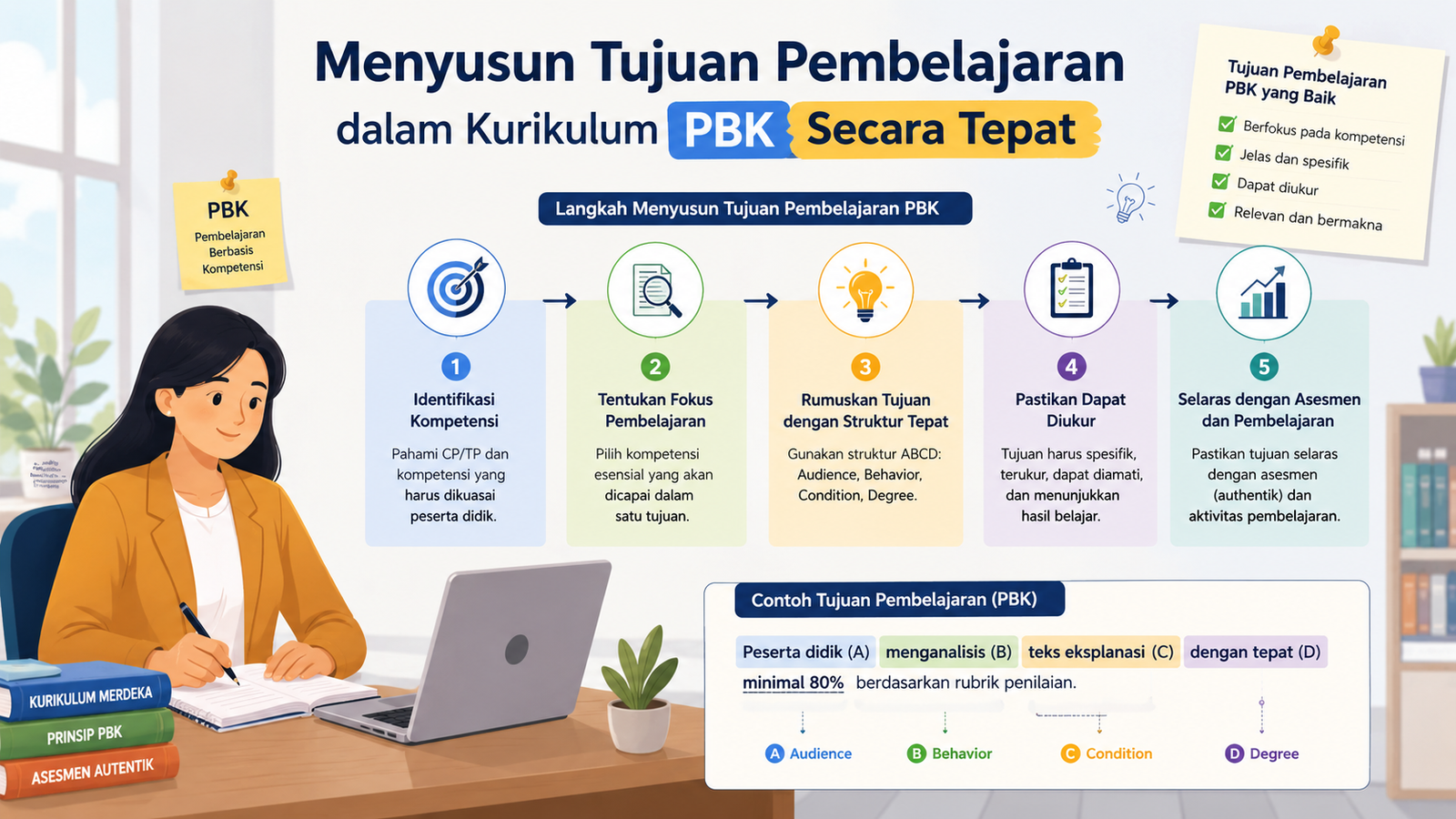 Menyusun Tujuan Pembelajaran dalam Kurikulum PBK Secara Tepat