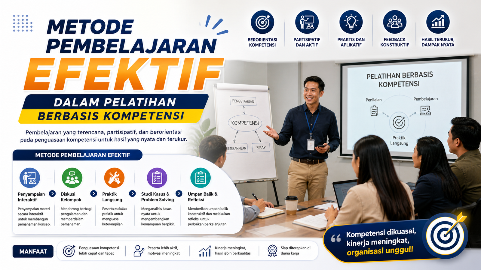 Metode Pembelajaran Efektif dalam Pelatihan Berbasis Kompetensi