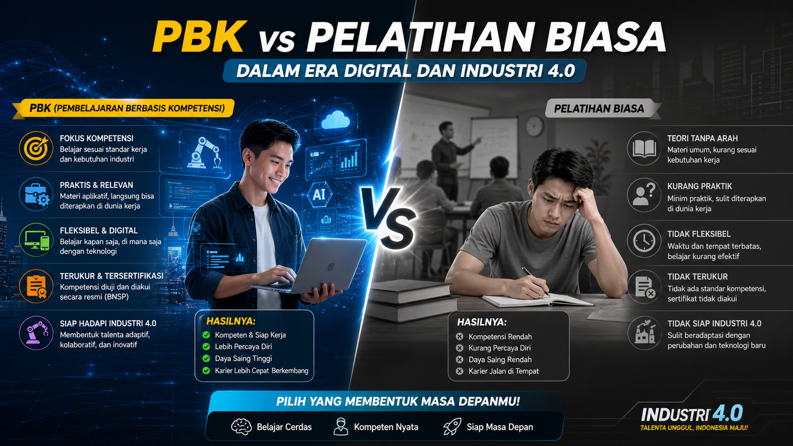 PBK vs Pelatihan Biasa dalam Era Digital dan Industri 40