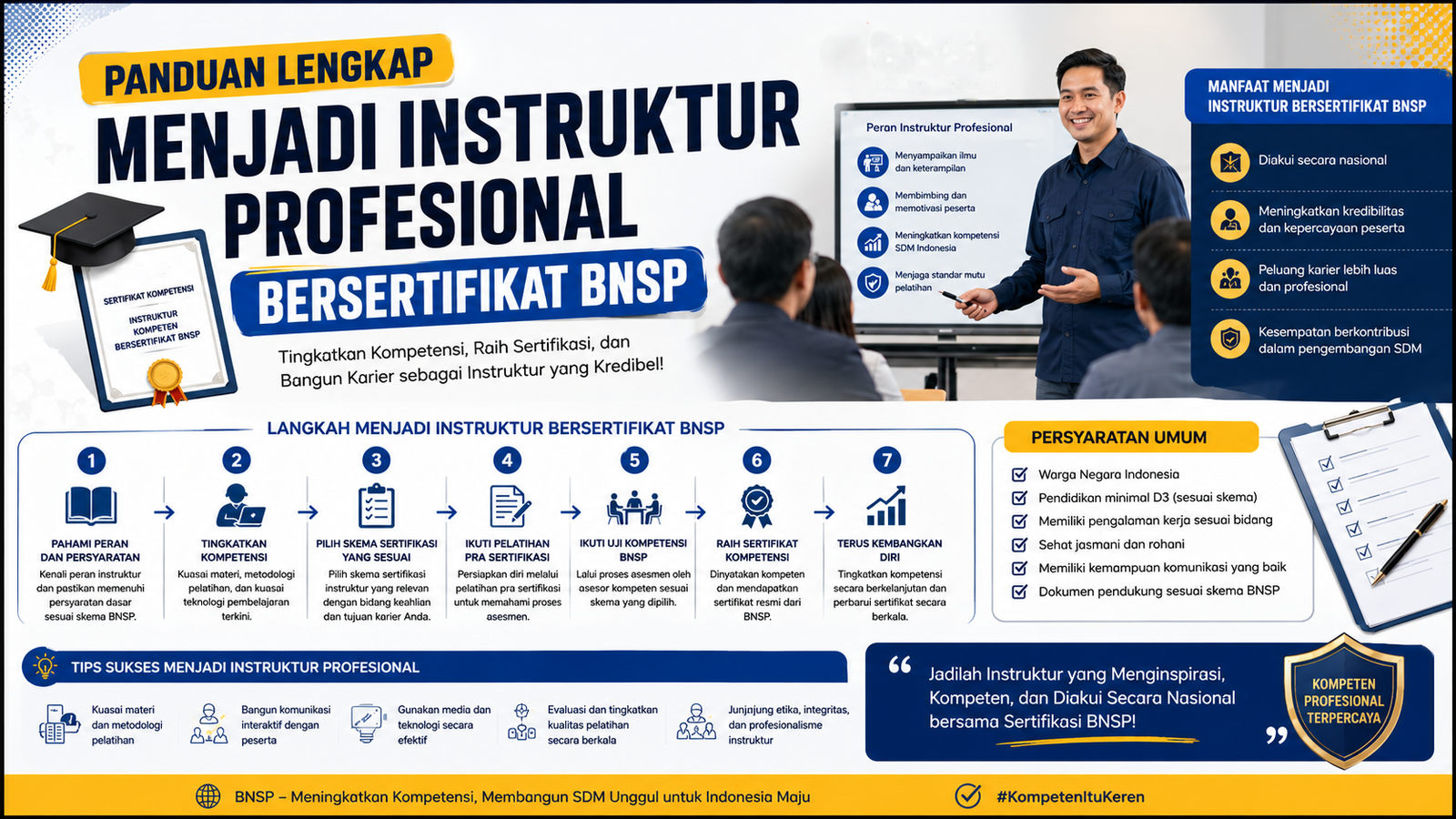Panduan Lengkap Menjadi Instruktur Profesional Bersertifikat BNSP