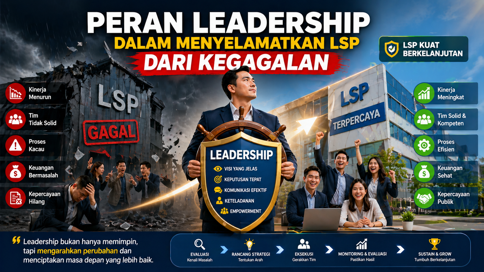 Peran Leadership dalam Menyelamatkan LSP dari Kegagalan