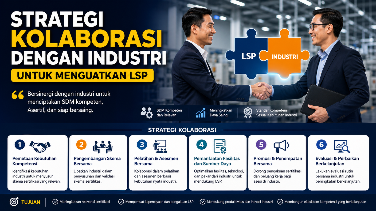 Strategi Kolaborasi dengan Industri untuk Menguatkan LSP