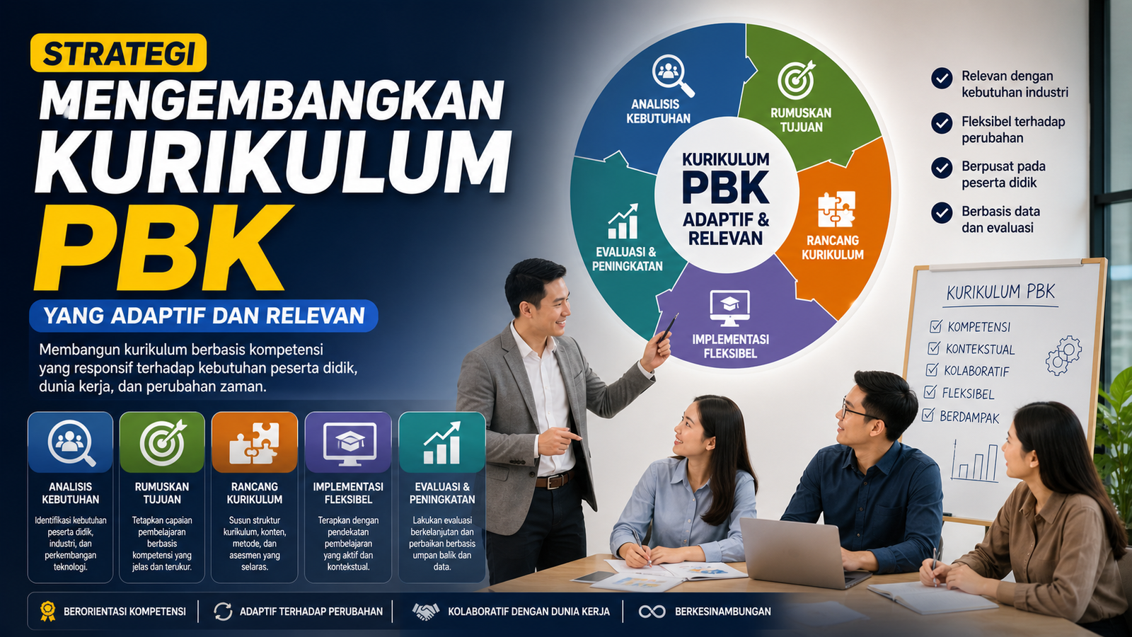 Strategi Mengembangkan Kurikulum PBK yang Adaptif dan Relevan