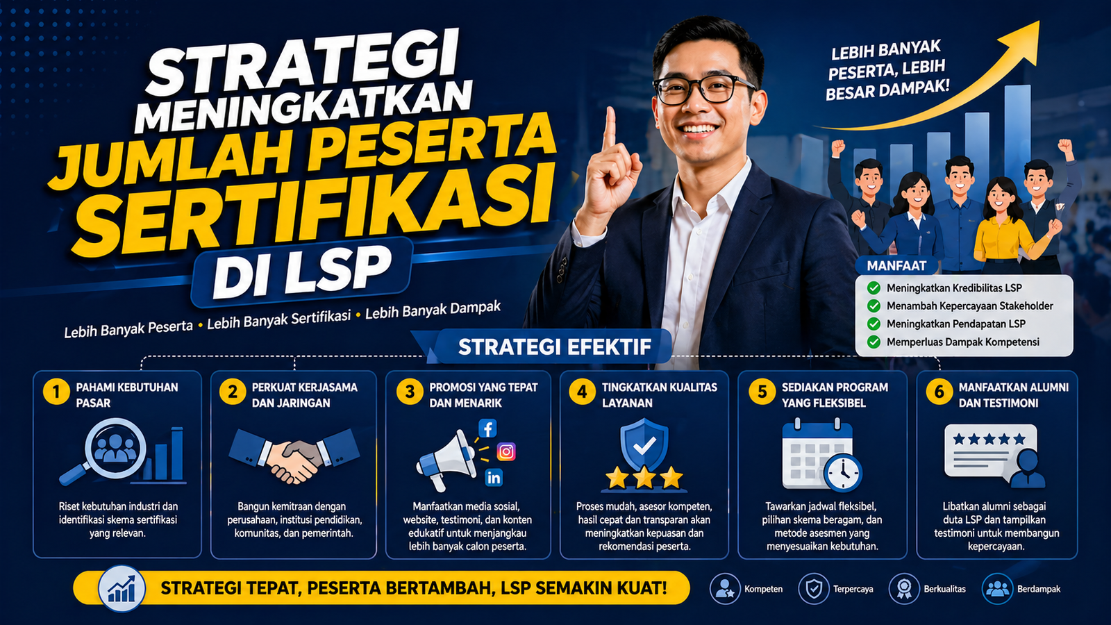 Strategi Meningkatkan Jumlah Peserta Sertifikasi di LSP