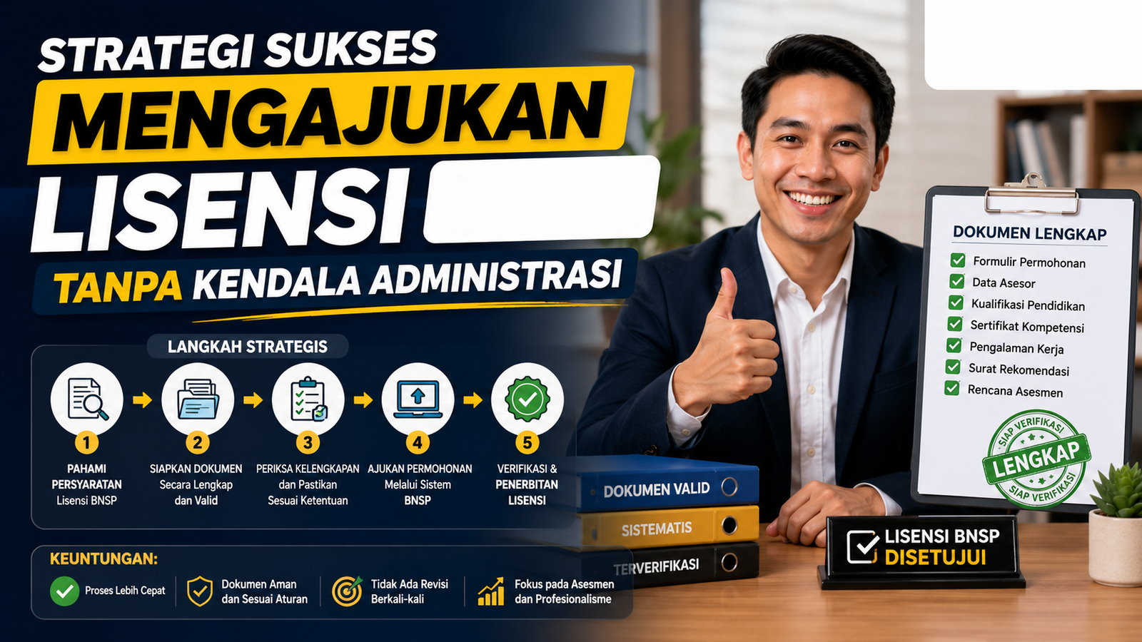 Strategi Sukses Mengajukan Lisensi BNSP Tanpa Kendala Administrasi