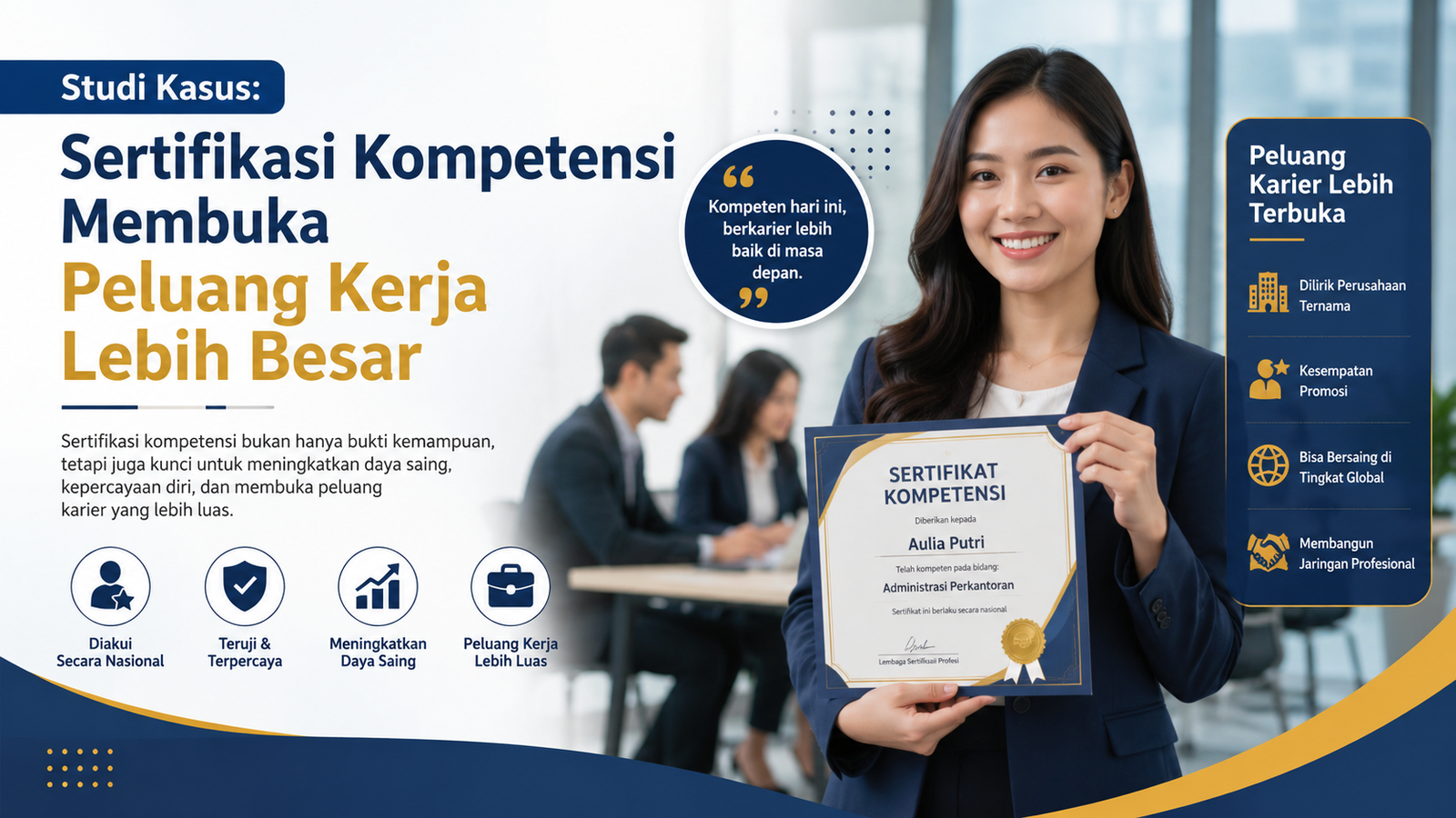 Studi Kasus Sertifikasi Kompetensi Membuka Peluang Kerja Lebih Besar