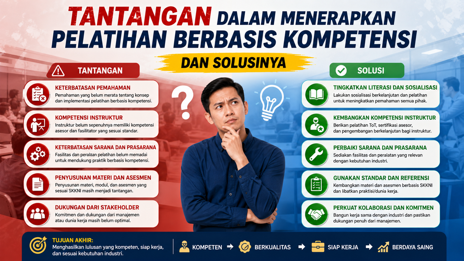 Tantangan dalam Menerapkan Pelatihan Berbasis Kompetensi dan Solusinya