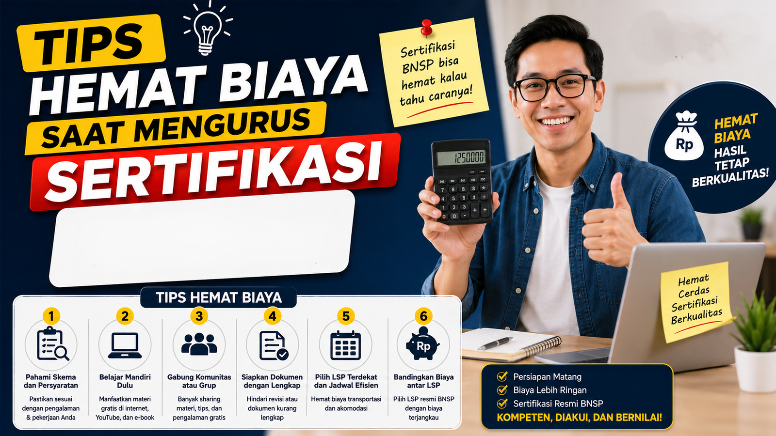 Tips Hemat Biaya Saat Mengurus Sertifikasi BNSP Sendiri