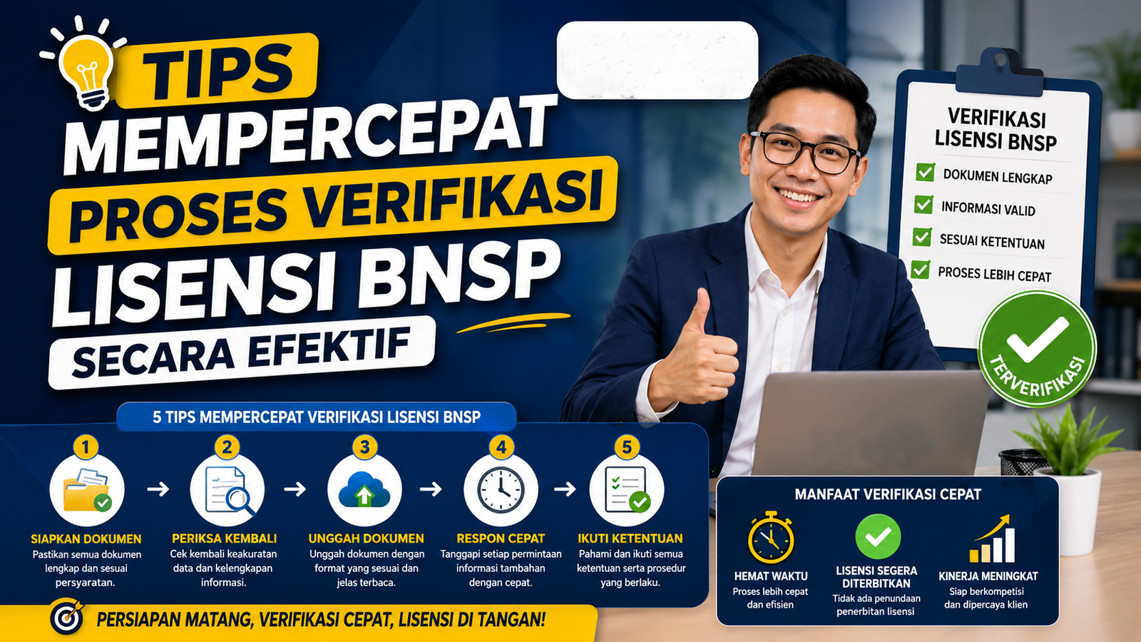 Tips Mempercepat Proses Verifikasi Lisensi BNSP Secara Efektif